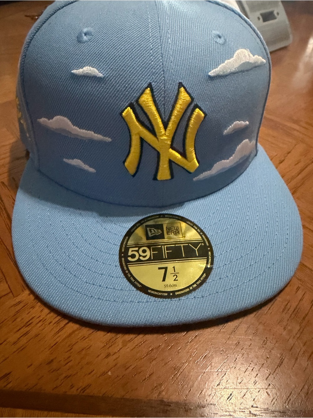 New Era men’s ' Sky Blue New York Yankees 59FIFTY Fitted Cap
